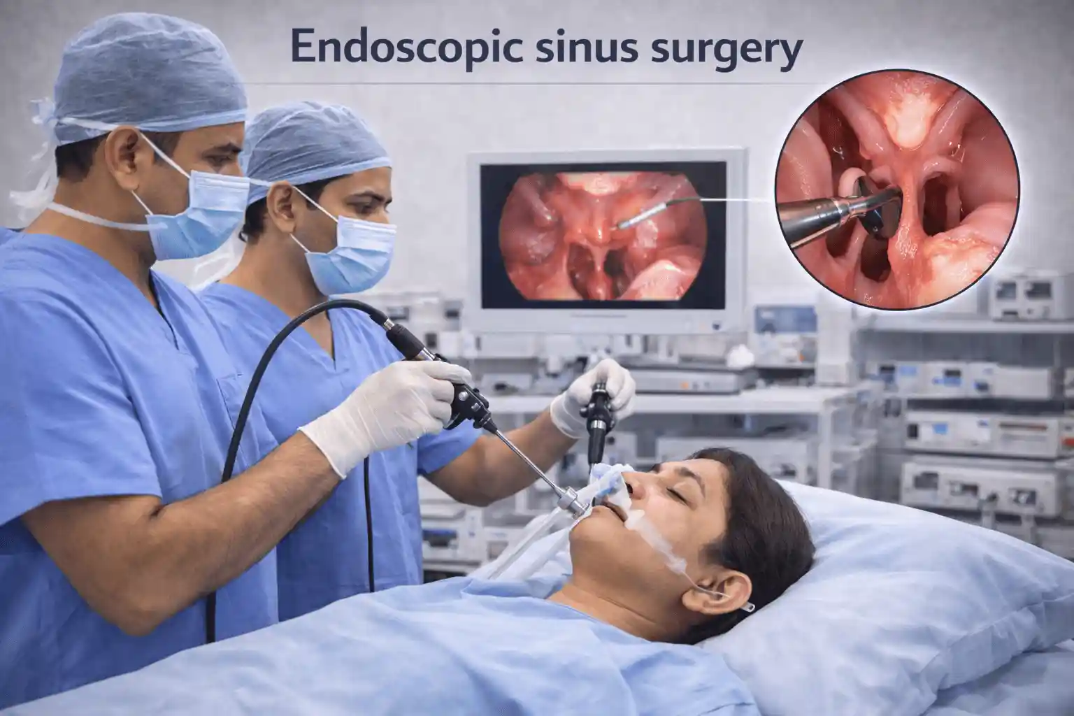Endoscopic sinus surgery
